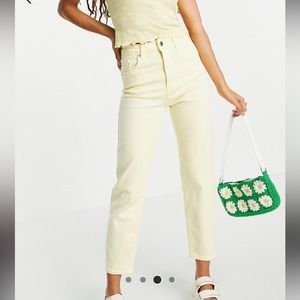 Light yellow jeans